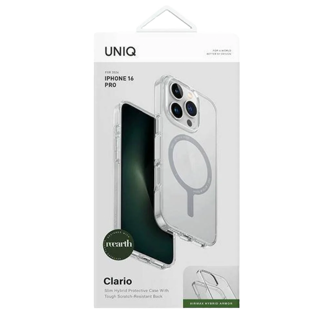 UNIQ - CLARIO BACK COVER MAGSAFE CLEAR 16 PRO