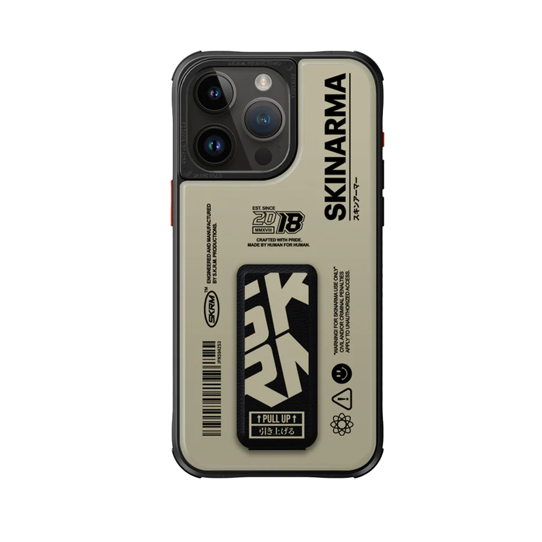 SKINARMA-BACK COVER SPUNK MAGSEAF WITH GRIP 15 PRO MAX