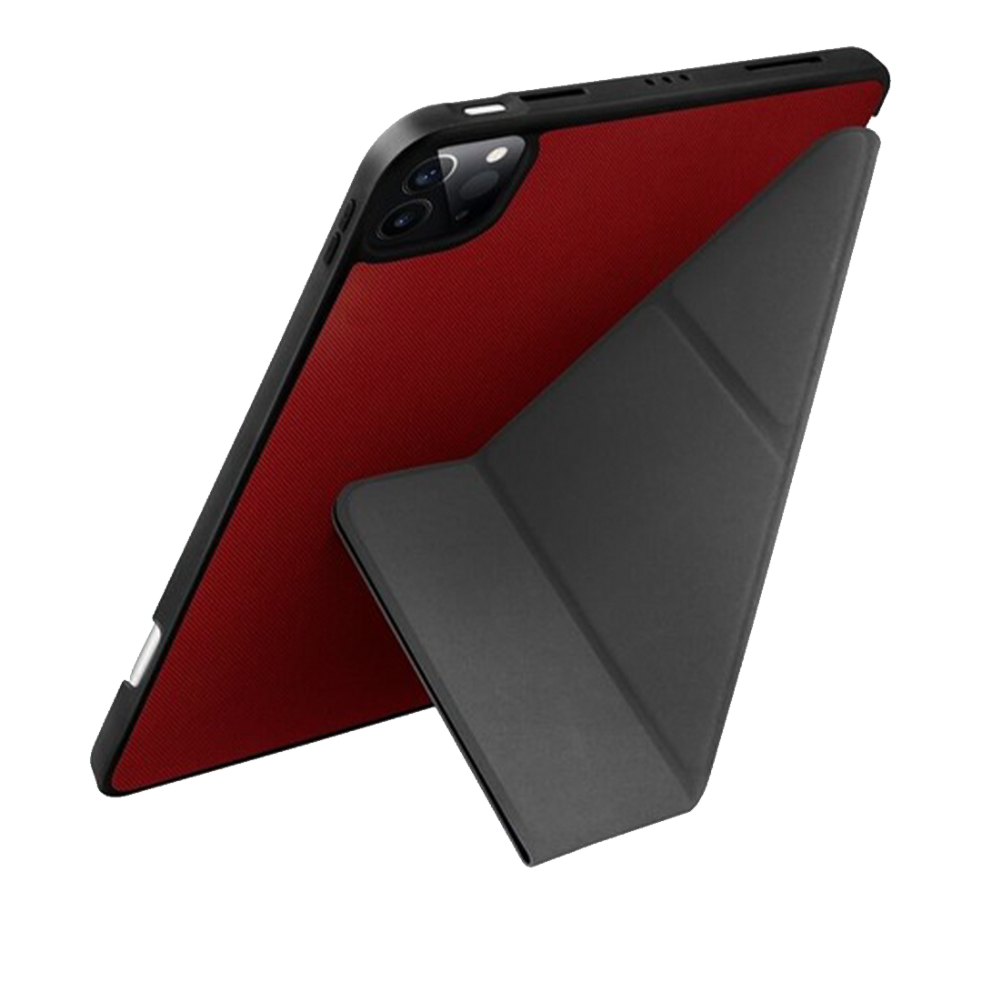 غطاء UNIQ Transforma لجهاز iPad Pro 11 2019–2021 – أحمر