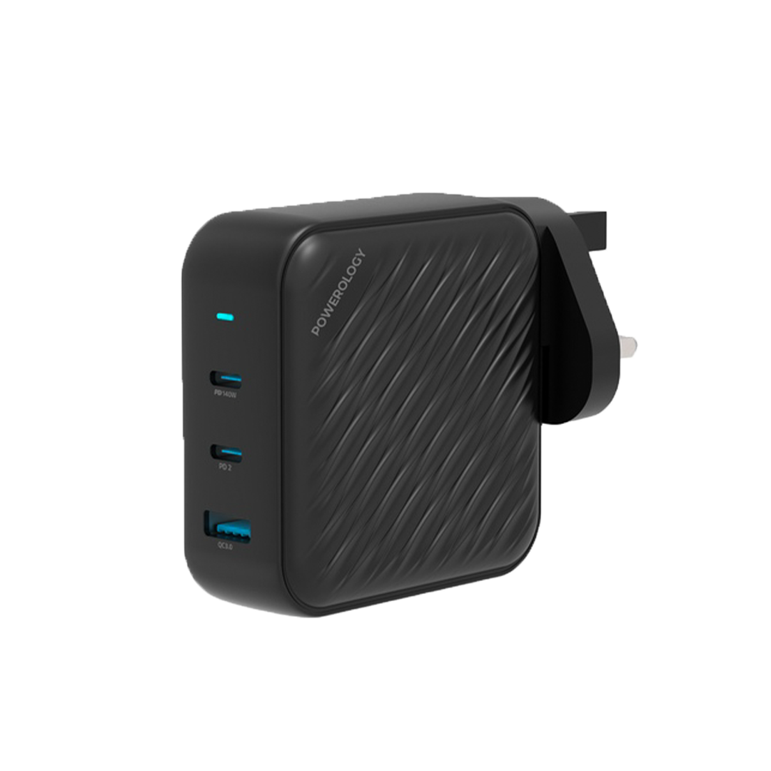POWEROLOGY-140W DUAL PD GAN CHARGER PWC022