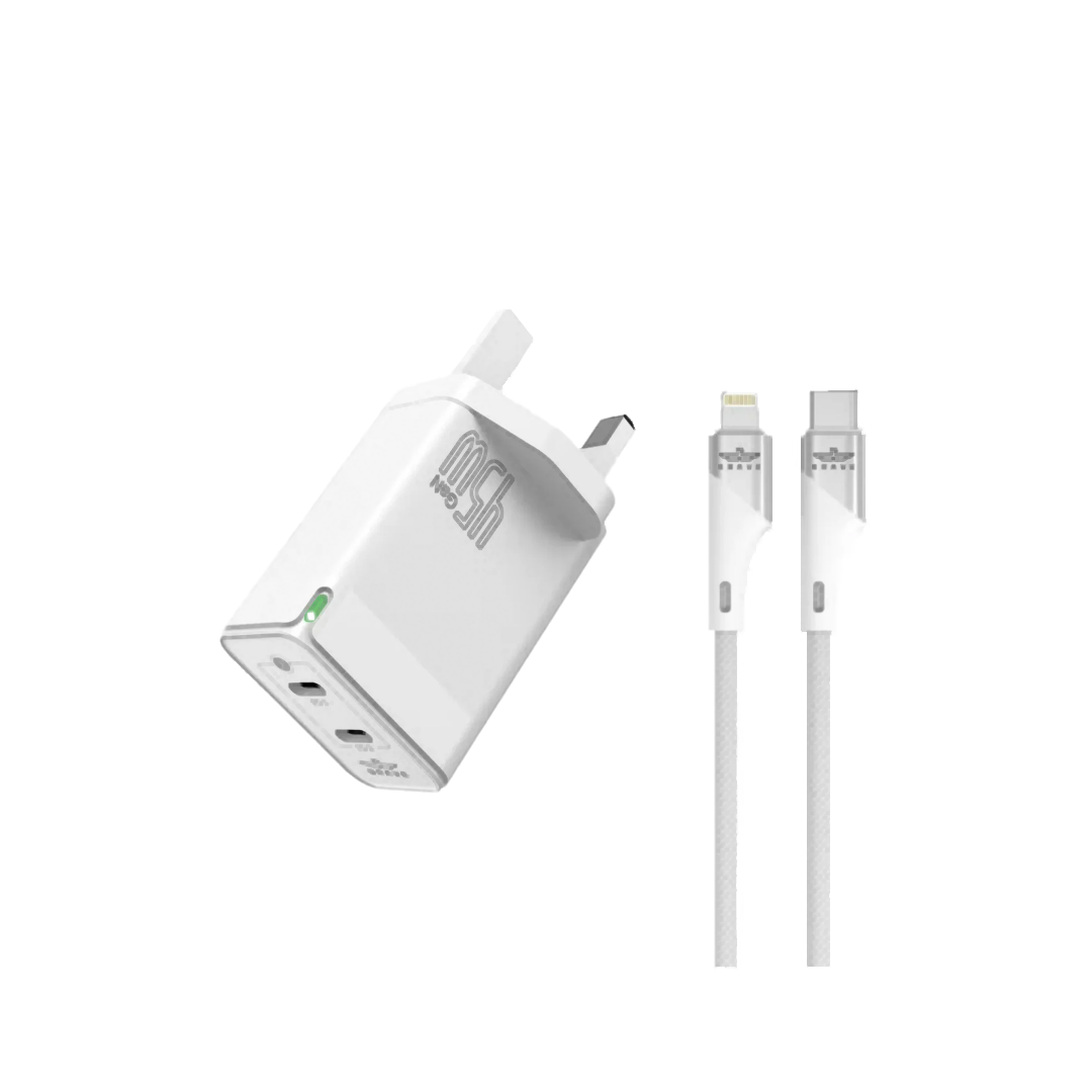 BRAVE- 45W GAN FAST CHARGER SMART WITH CABLE TYBE-C