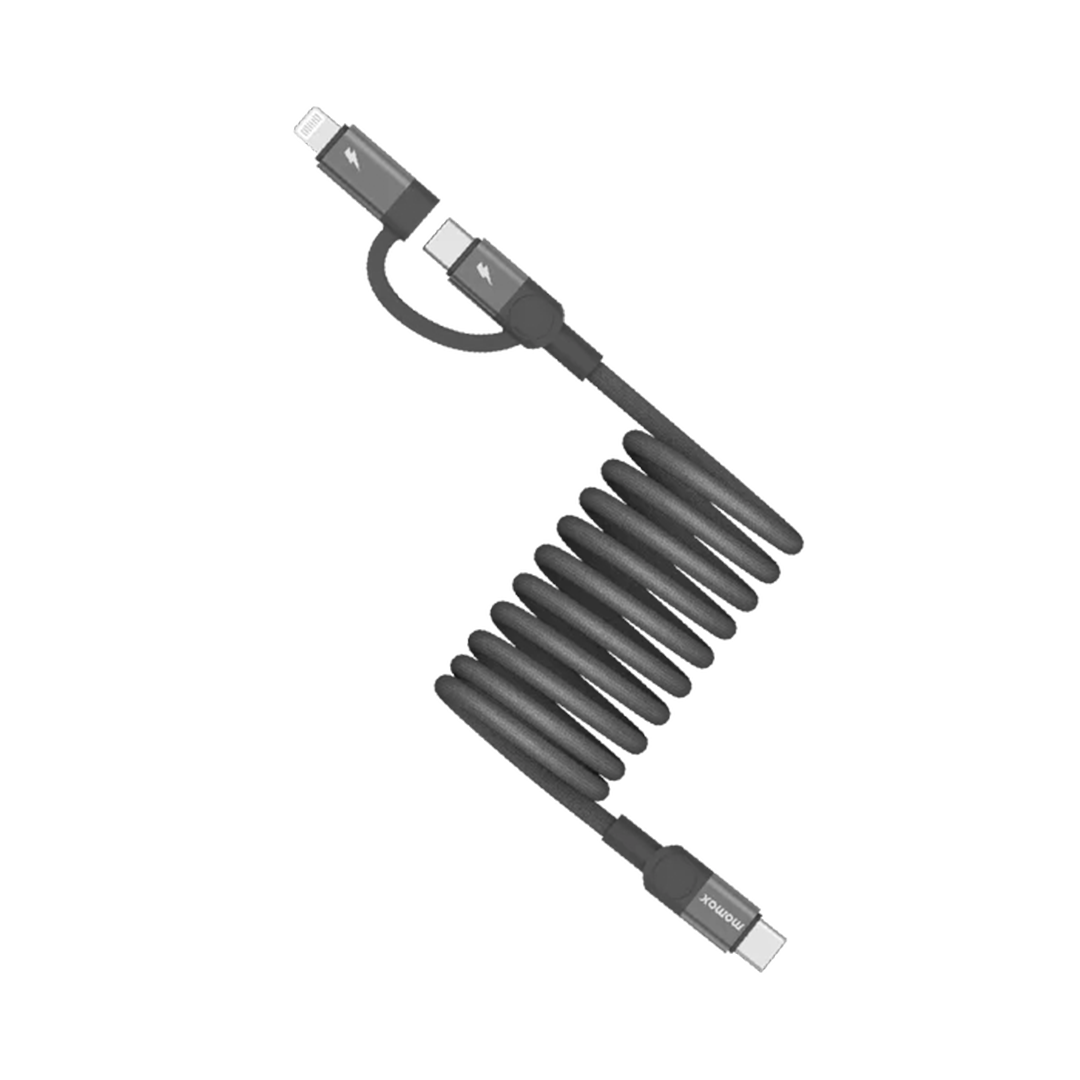 MOMAX - CABLE 60W MAGNETIC USB-C&LIGHTNING 2M
