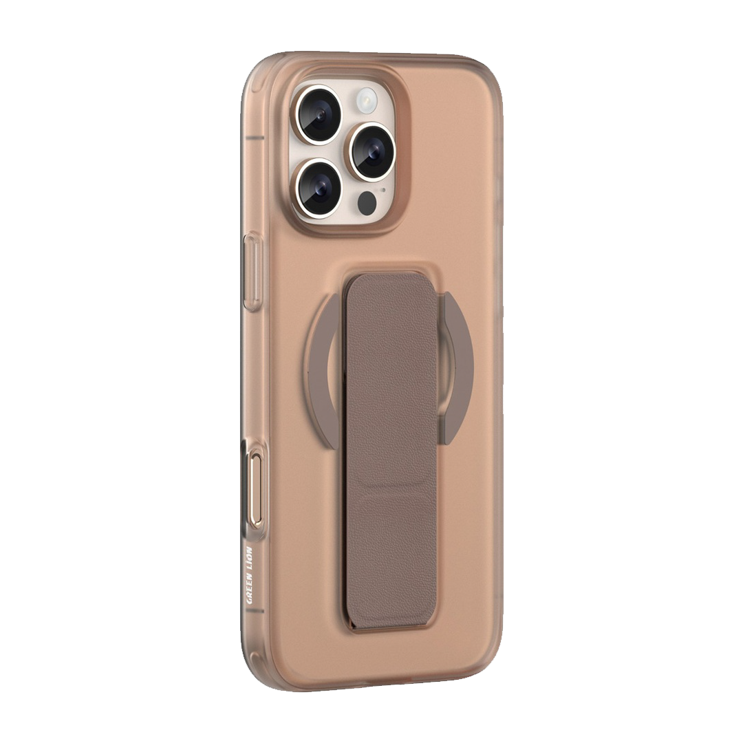 GREEN LION -BACK COVER WTHI GRIP PRO & STAND 16 PRO DESERT
