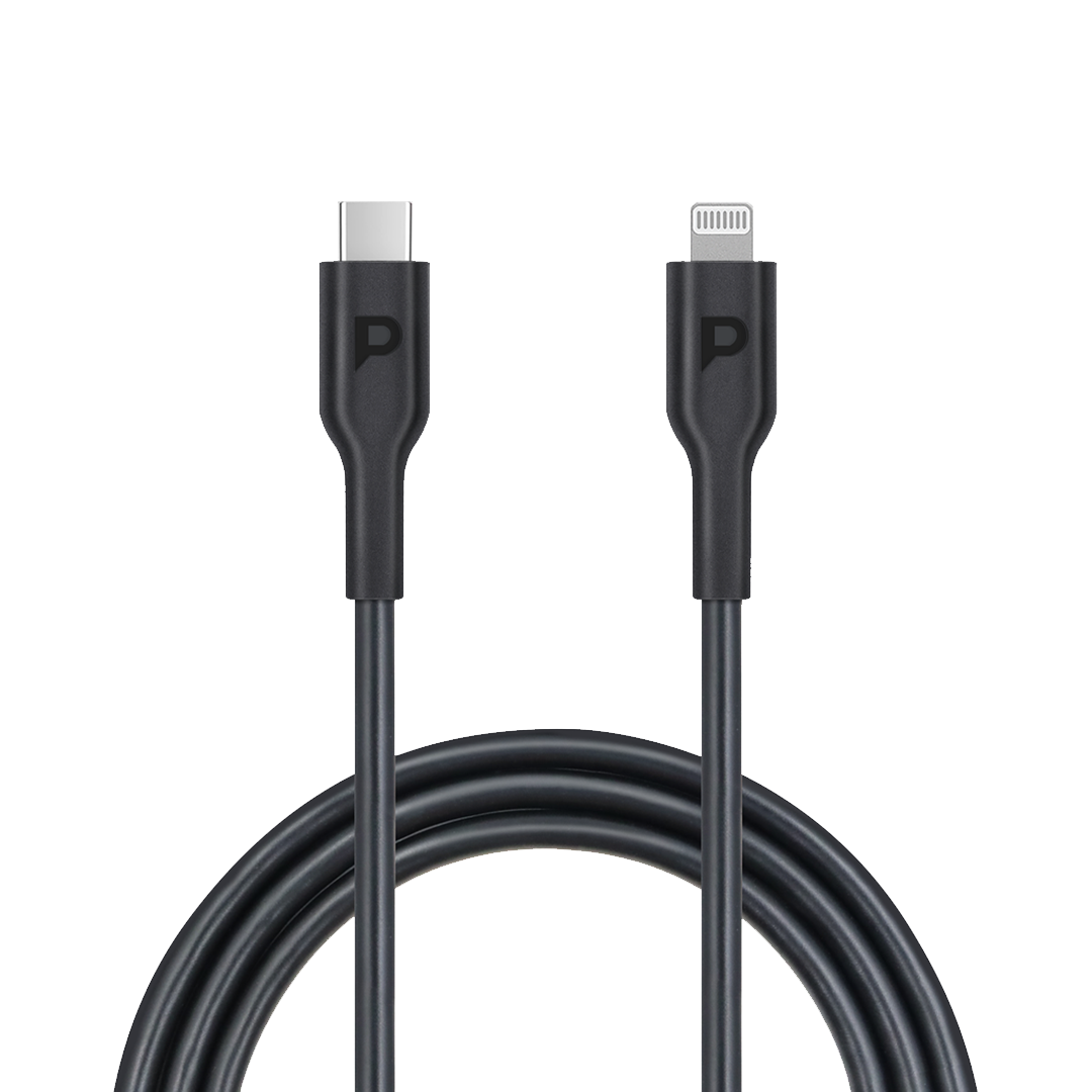 POWEROLOGY-USB-C TO LIGHTNING 1M BLACK