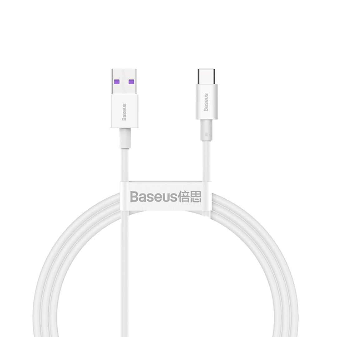 BASEUS-CABLE STRETCH 20W TYPE-C TO LIGHTING 1M WHITE