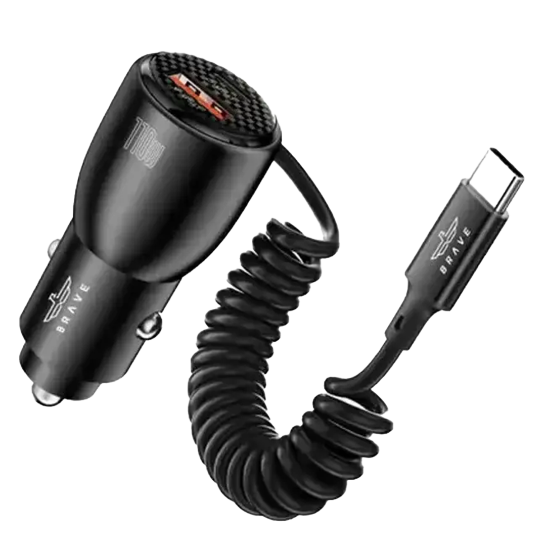 BRAVE- CAR CHARGER 110W WITH CABLE USB-C BBC-27