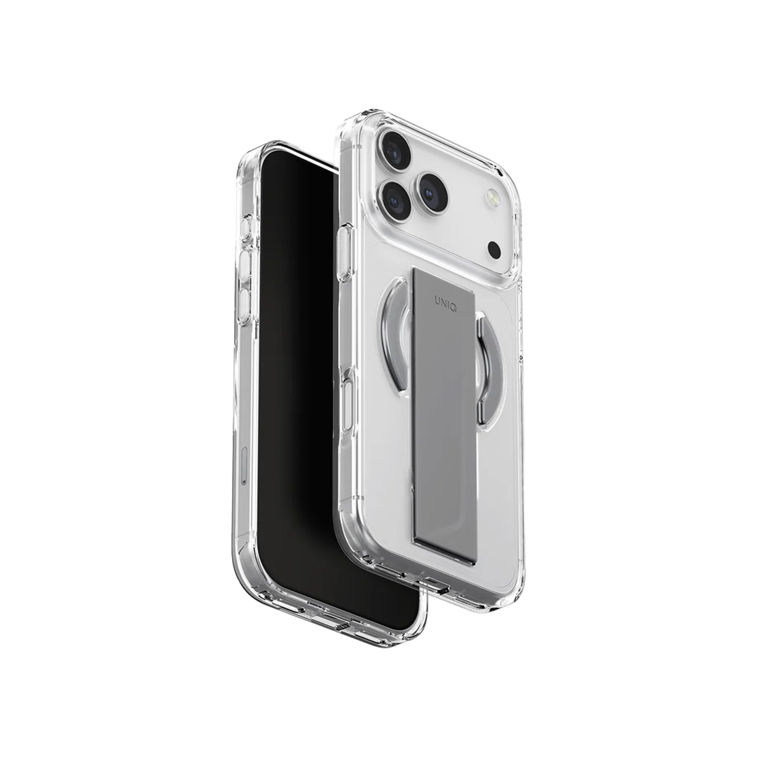 UNIQ - BACK COVER HELDRO AIR 17 PRO MAX CLEAR WITH GRIP