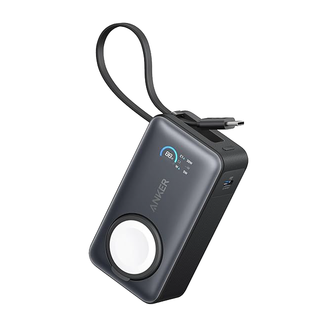 ANKER- POWER BANK 10000mAH 30W AND APPLE WATCH WITH CABLE