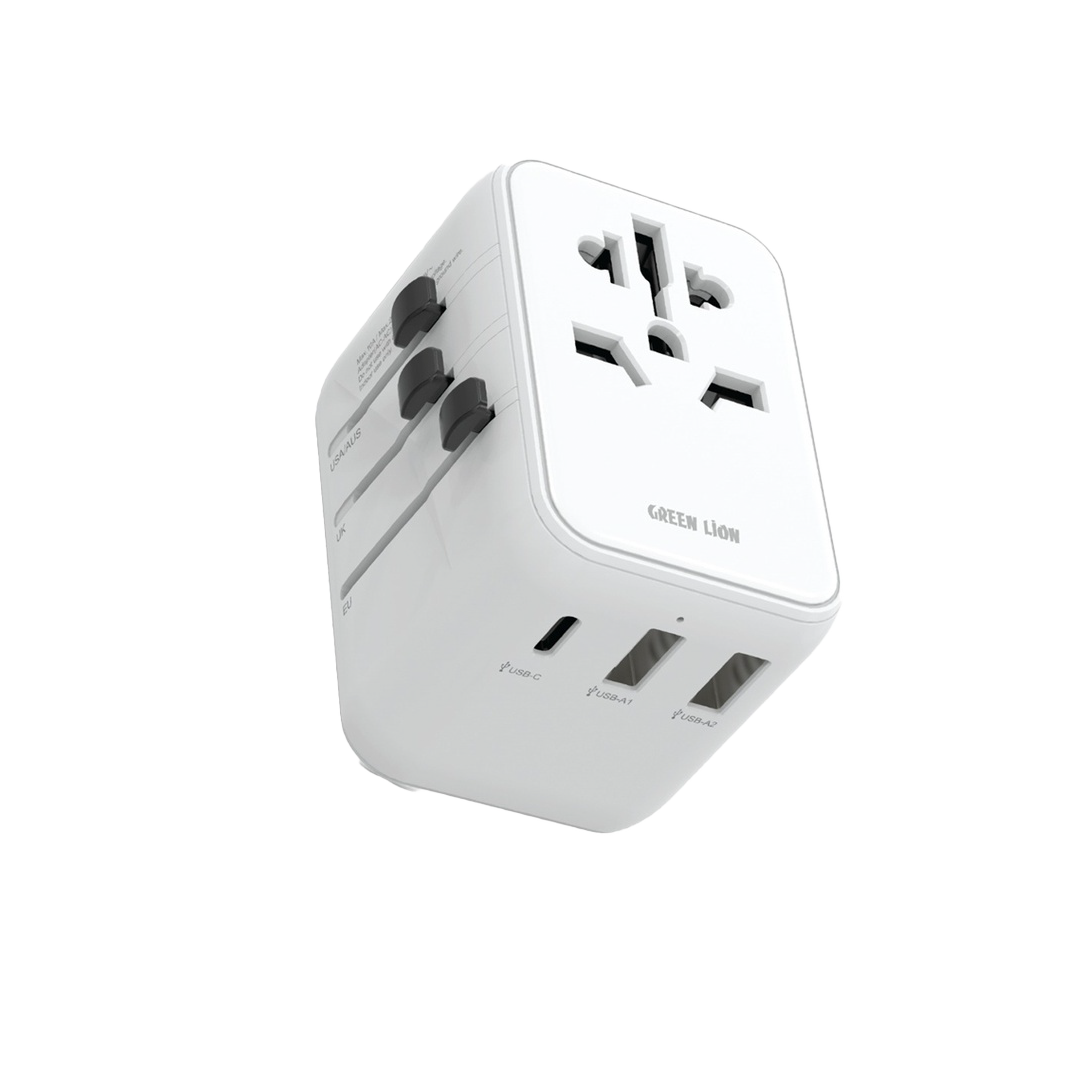 GREEN LION -65W ADAPTER UK PLUS SLIM